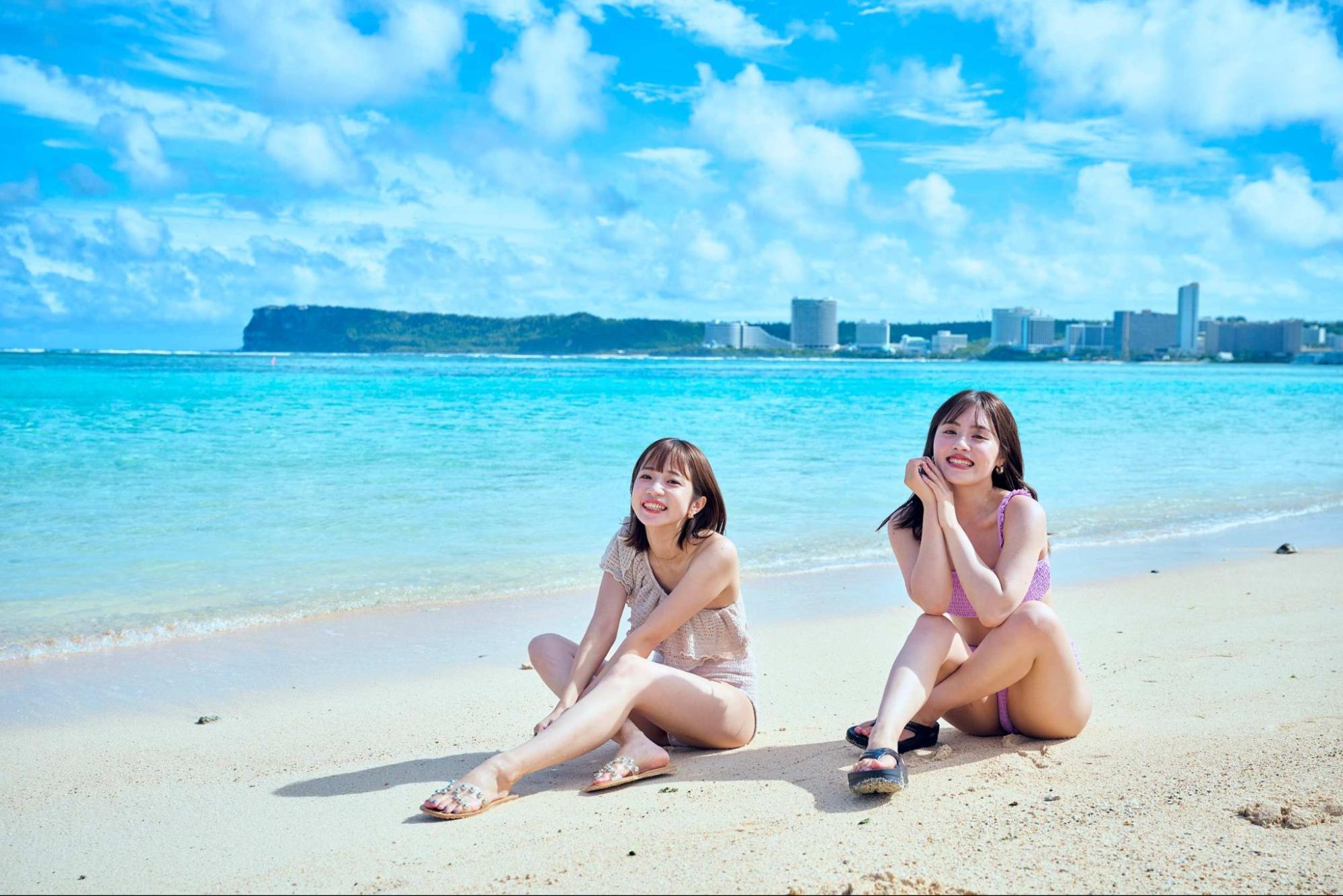 ビーチの女性
