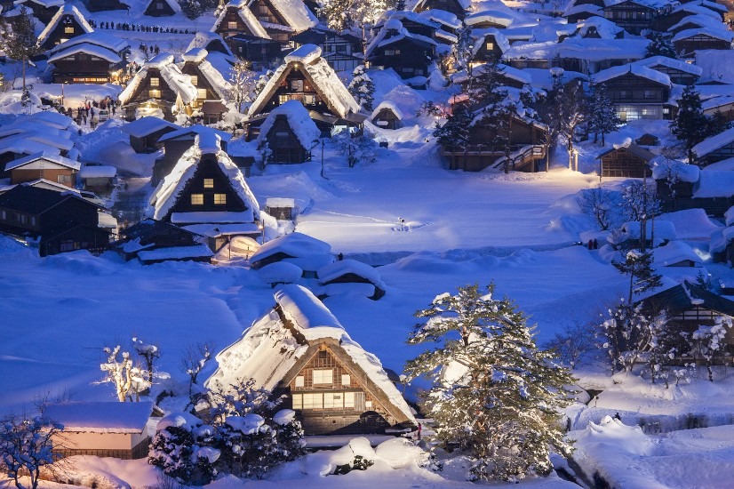 白川郷の合掌造り