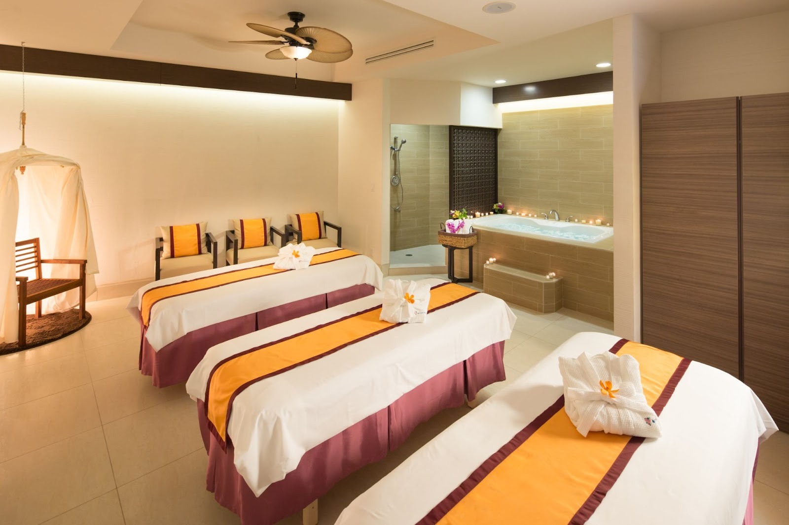 スパ アユアランのトリートメントルーム