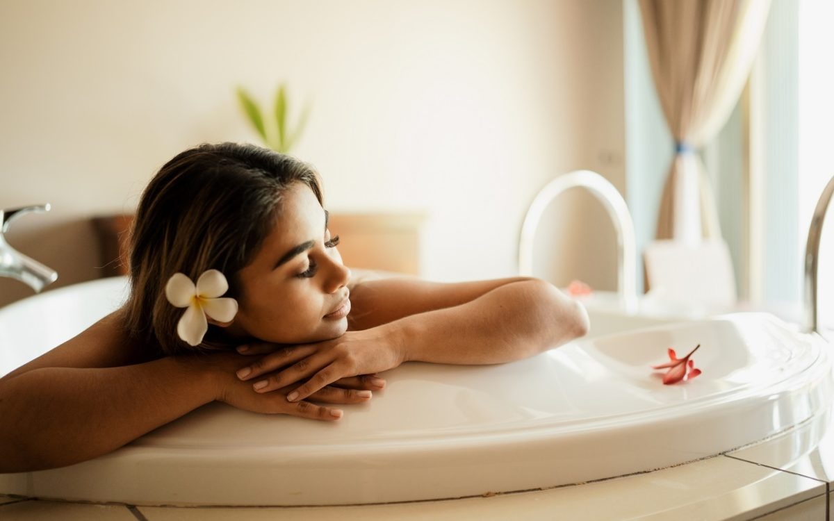 スパ アユアランのフラワーバス