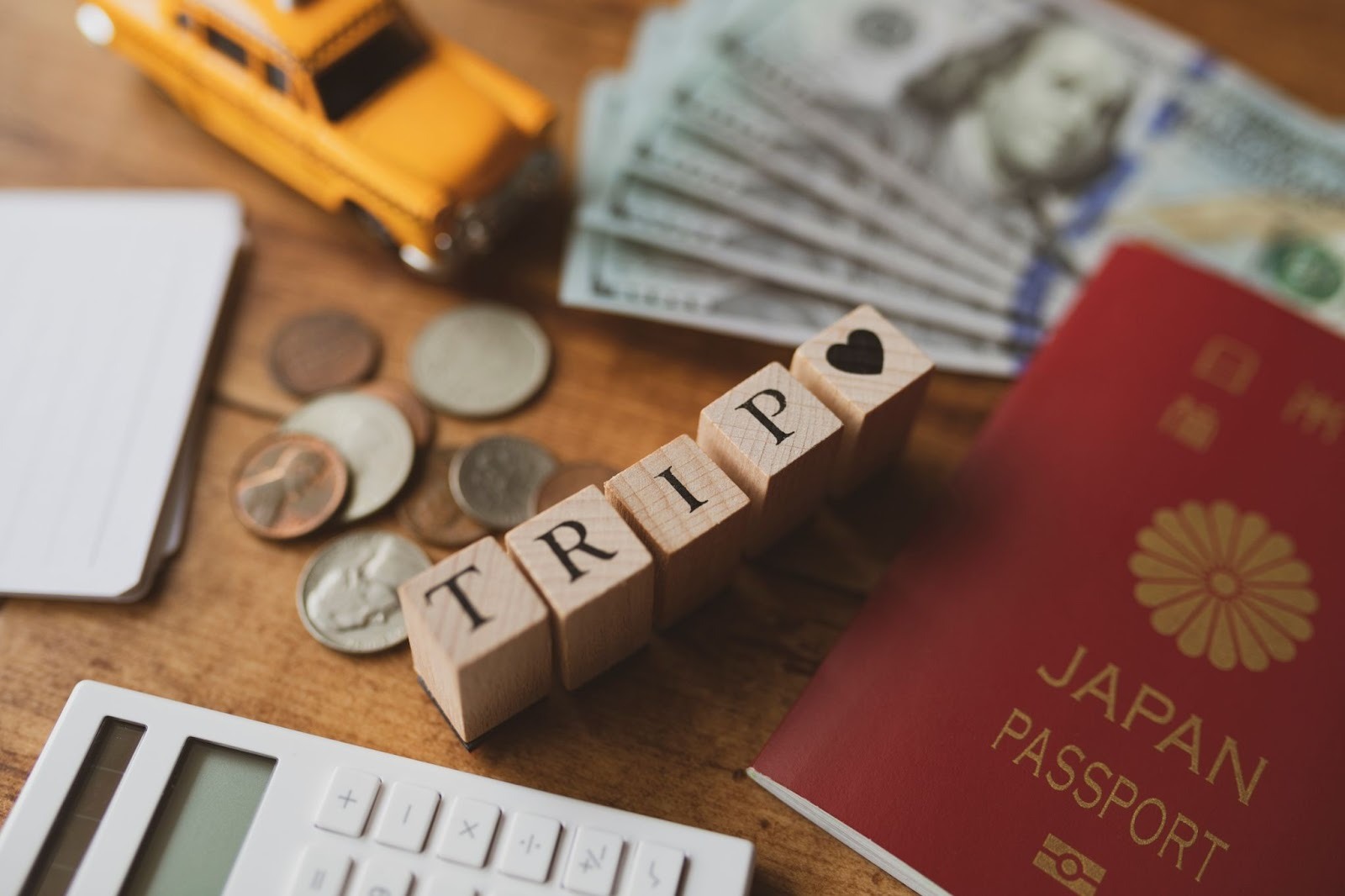 旅行中のアイテム