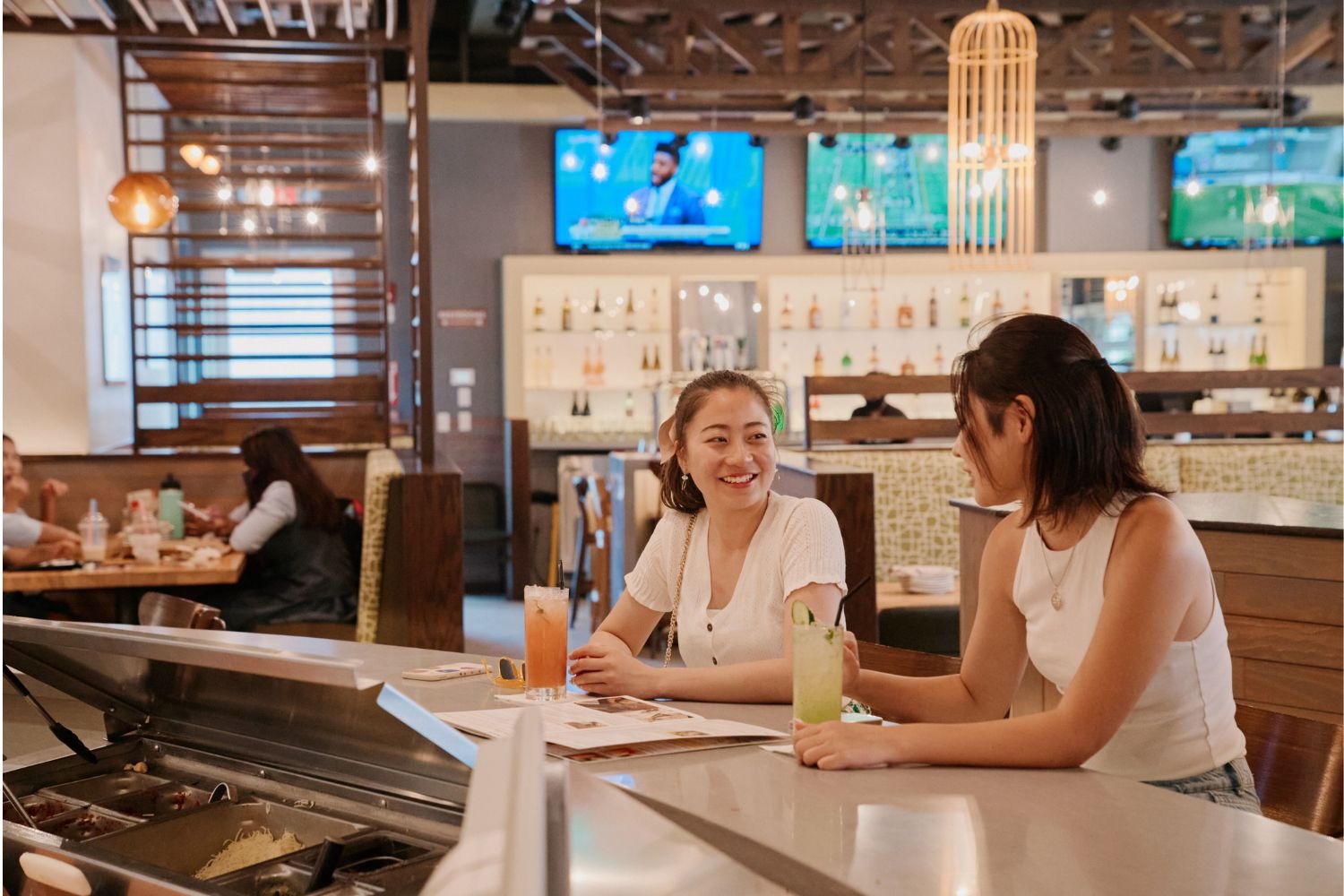 レストランの店内