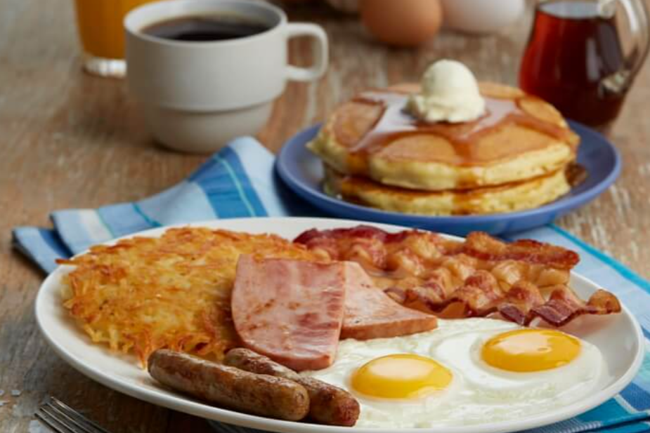 IHOPの朝食メニュー