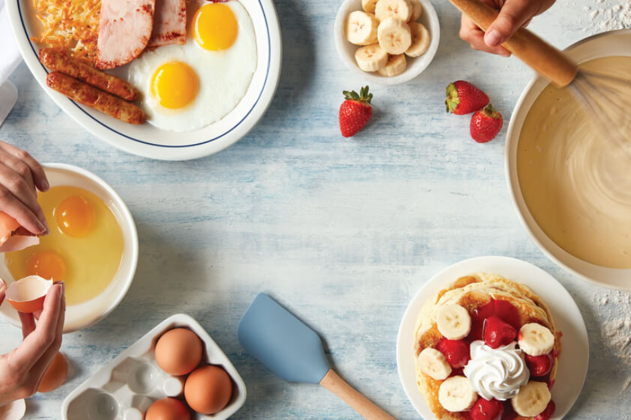 IHOPの朝食メニュー