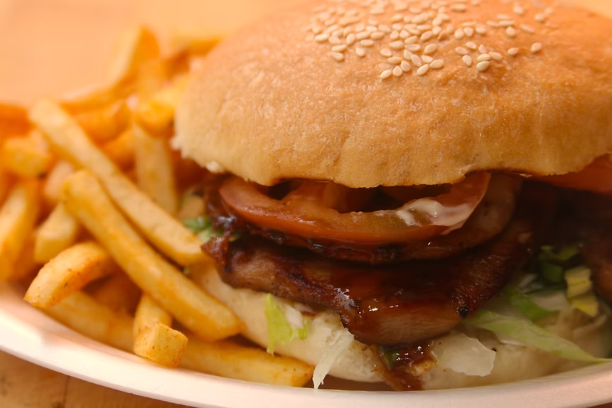 メスクラドスのハンバーガー