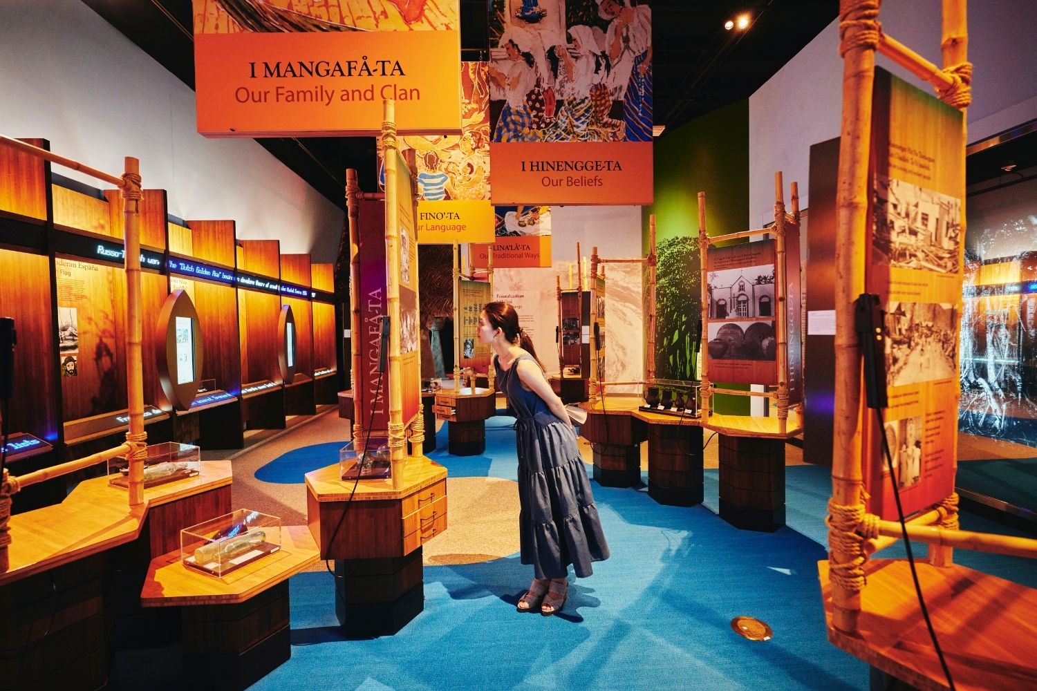 グアム博物館の展示室