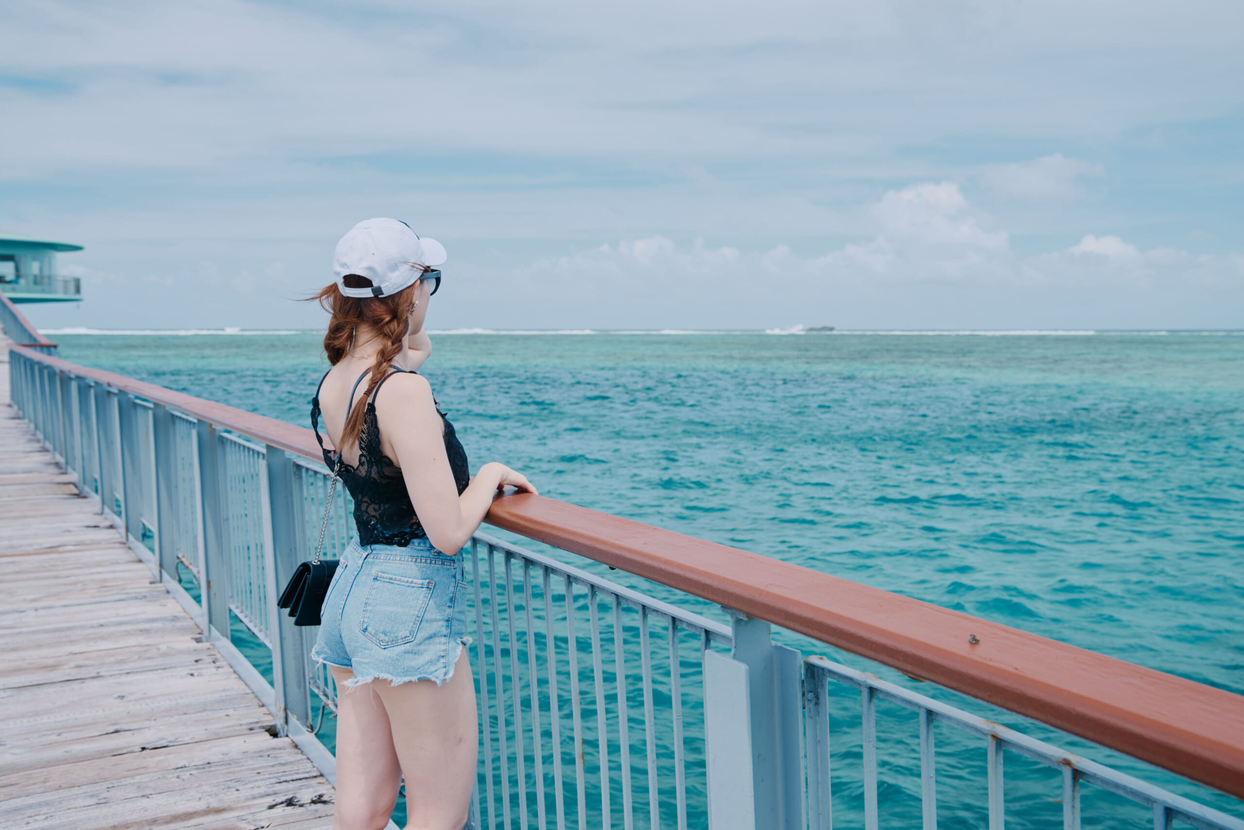 海沿いでのんびり