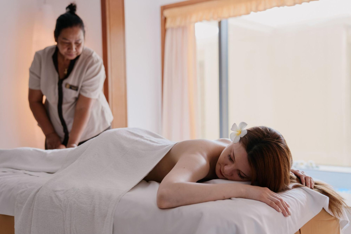 スパのマッサージ