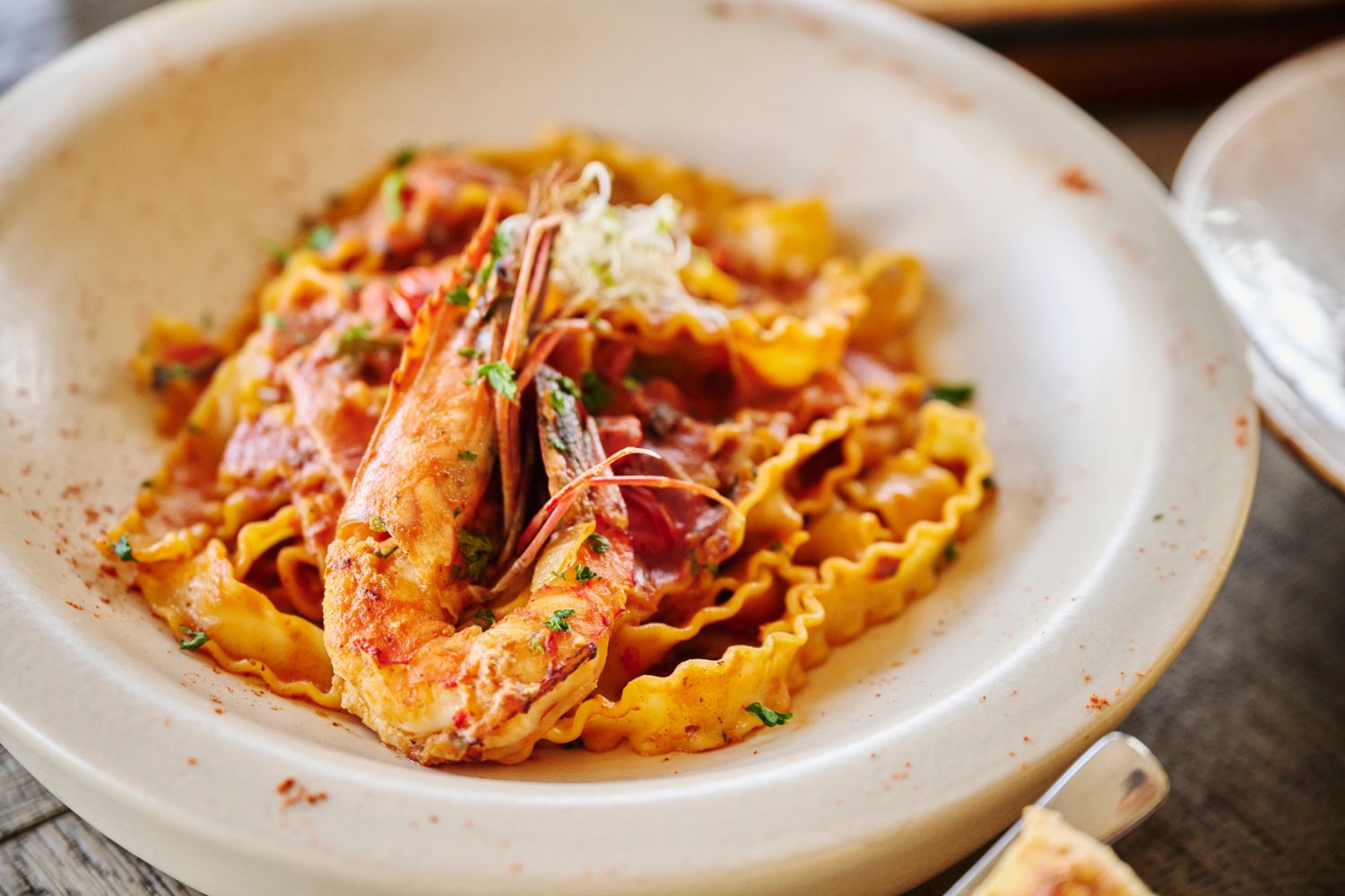 シーフードパスタ