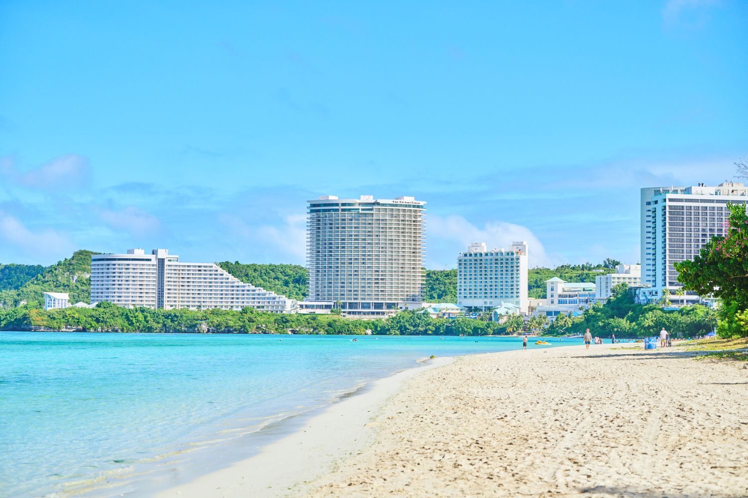 グアムのホテル群