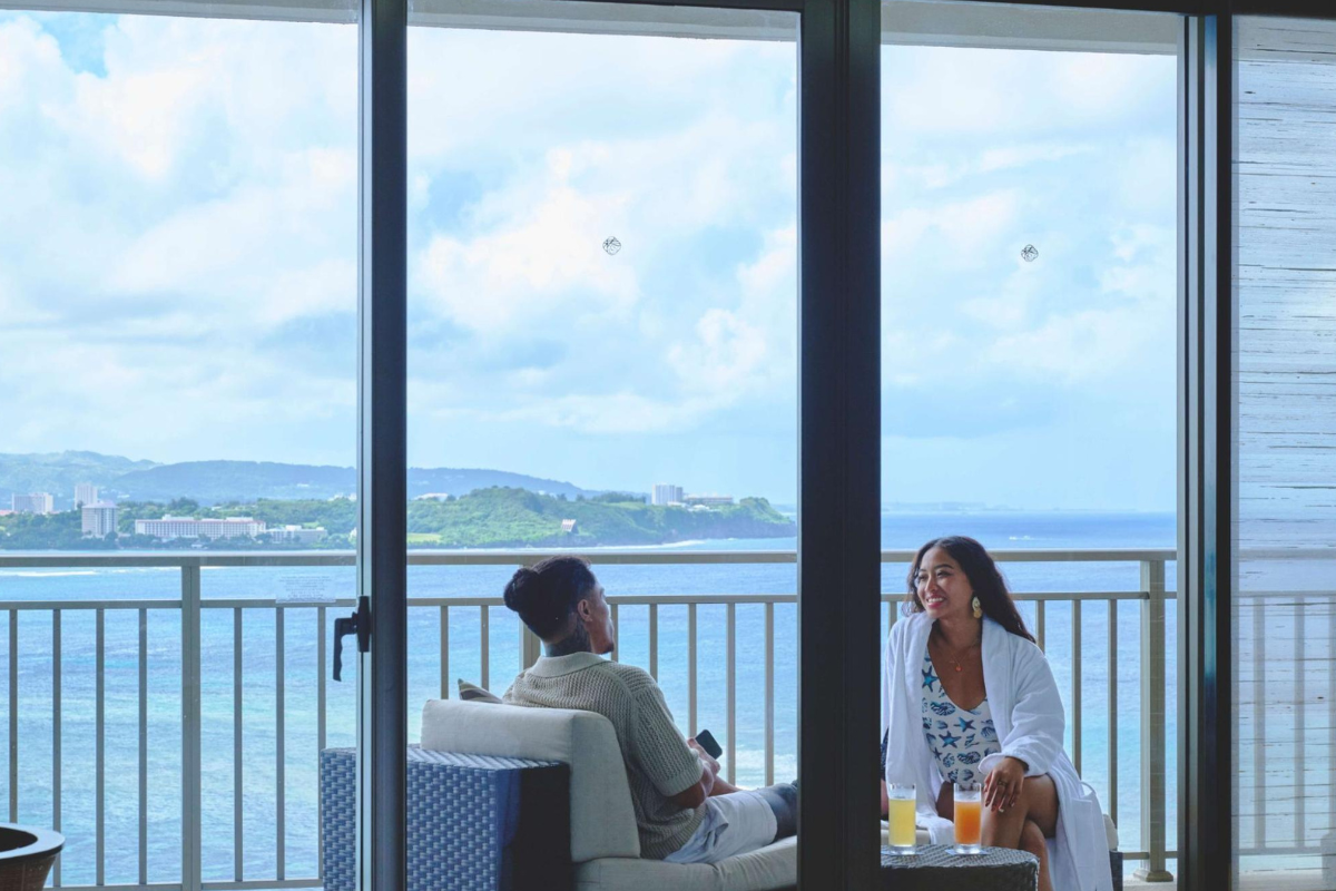 ホテルのバルコニー