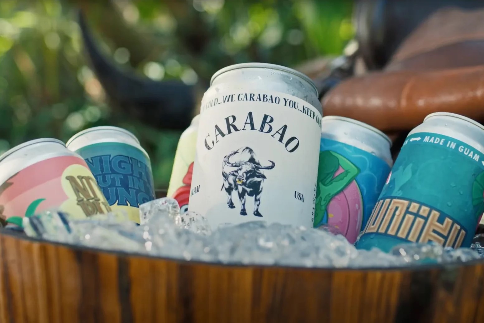 カラバオブリューイングの缶ビール