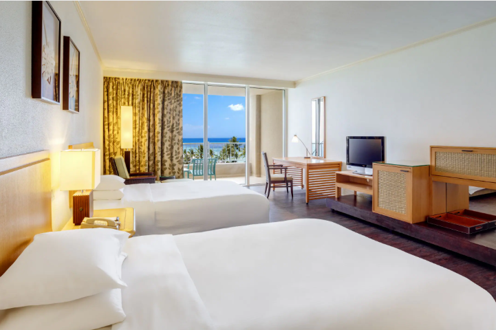 ダブル 2台 オーシャンビュー