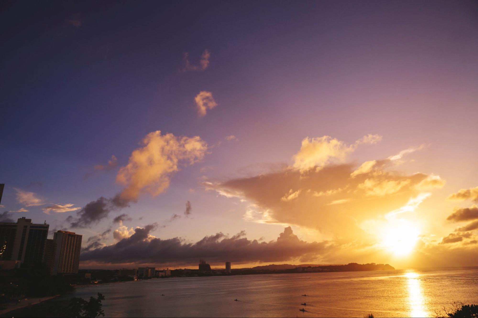グアムの夕景